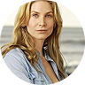 Passport processing service with a focus on fast, secure, and reliable application and renewal, featuring a smiling woman against a beach backdrop.