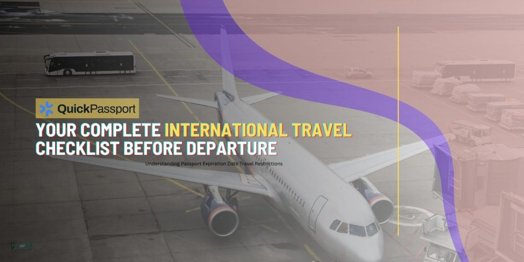 international travel checklist